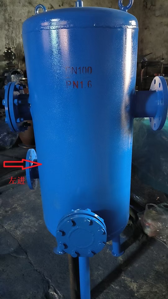 一次网旋流过滤除污器顺利完成发