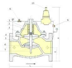消防减压稳压阀结构图