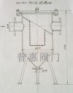  篮式过滤器结构图_篮式过滤器结构图_外滤式